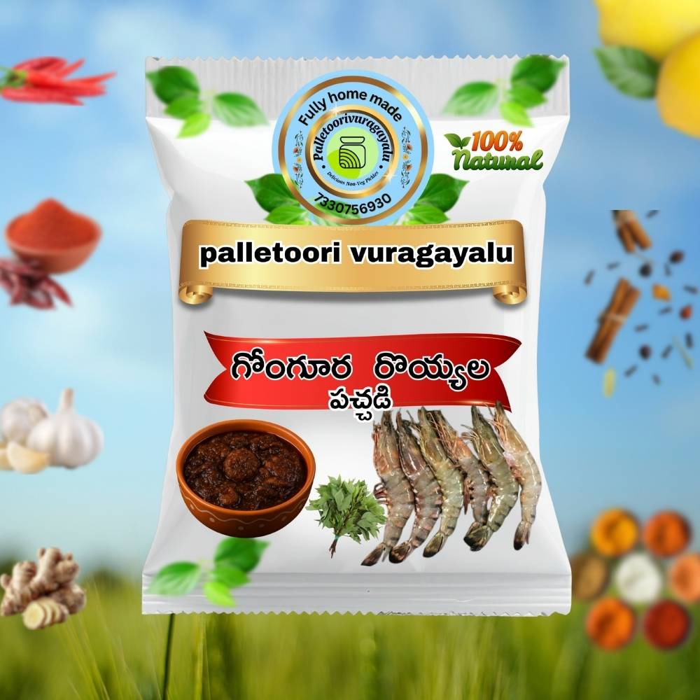 gongura prawns pickle